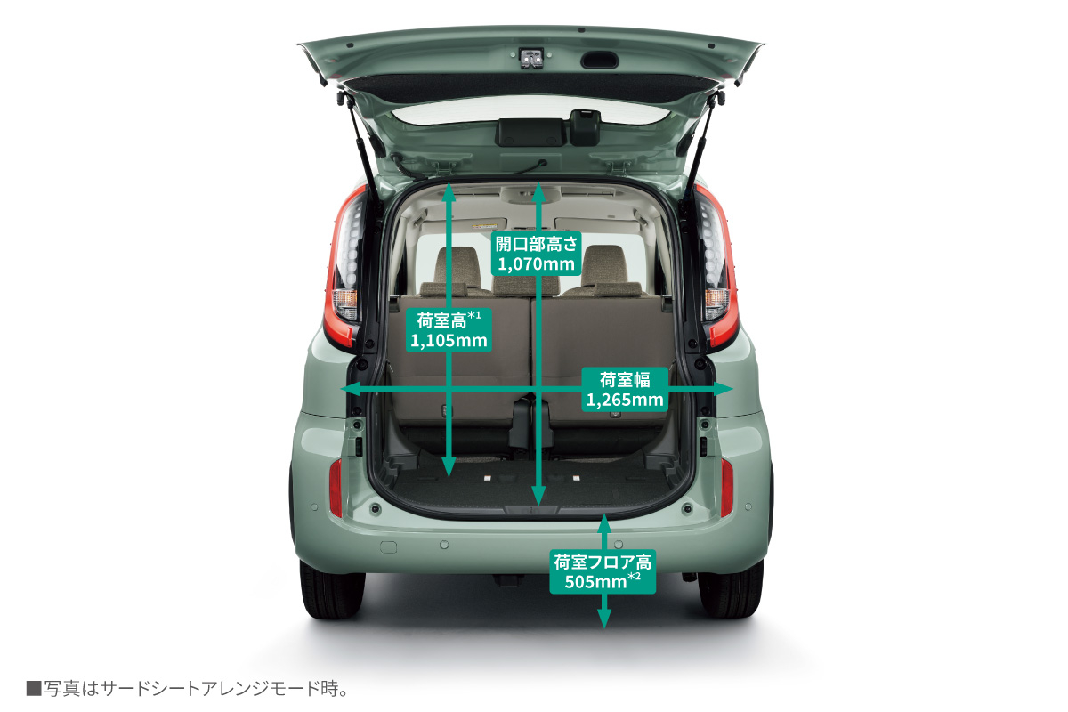 シエンタ | 室内空間 | トヨタカローラ岡山